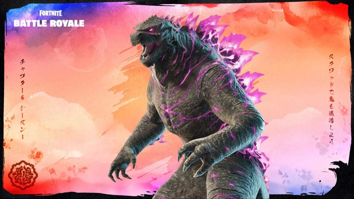 Giant Godzilla Figure – Fortnite King of Monsters