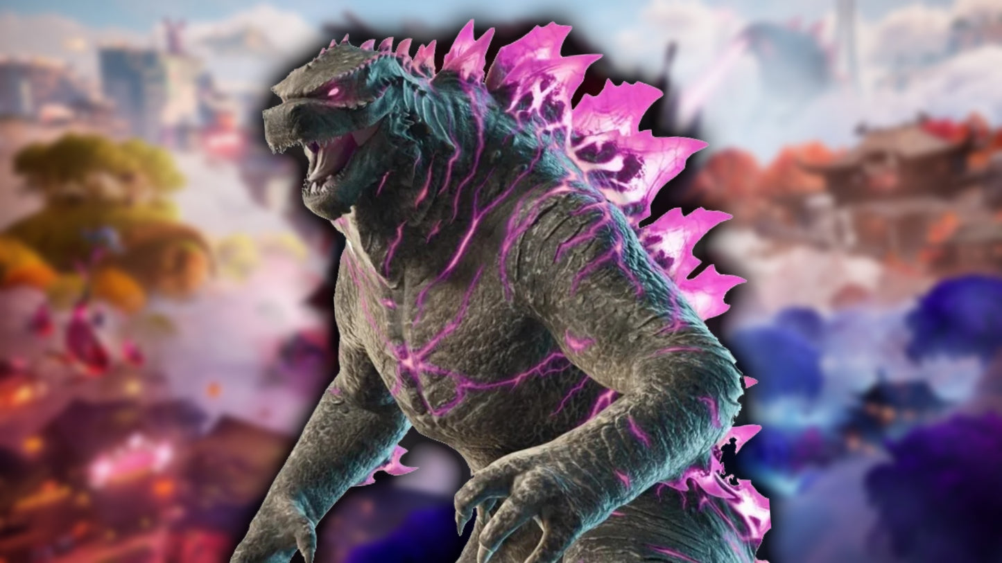 Giant Godzilla Figure – Fortnite King of Monsters