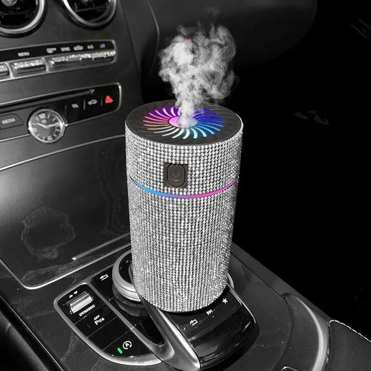 Luxury Rhinestone Car Diffuser Humidifier