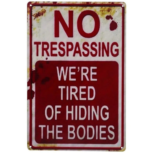 Halloween Decoration Sign