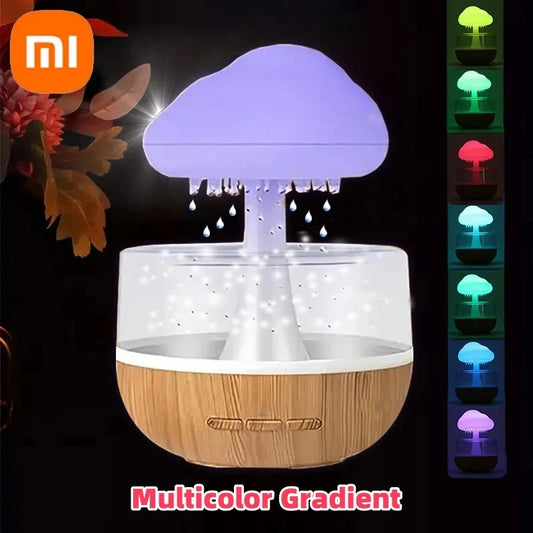 Zen Raining Cloud Night Light & Aromatherapy Diffuser