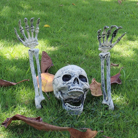 Realistic Skeleton Stakes Halloween Decoration