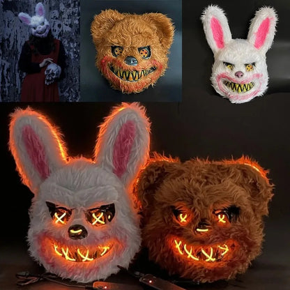 Scary LED Bloody Animal Mask