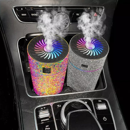 Luxury Rhinestone Car Diffuser Humidifier