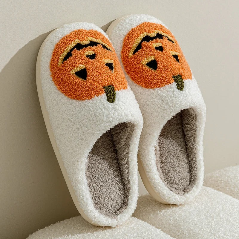 Spooktacular Pumpkin Slippers