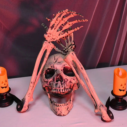 Realistic Skeleton Stakes Halloween Decoration