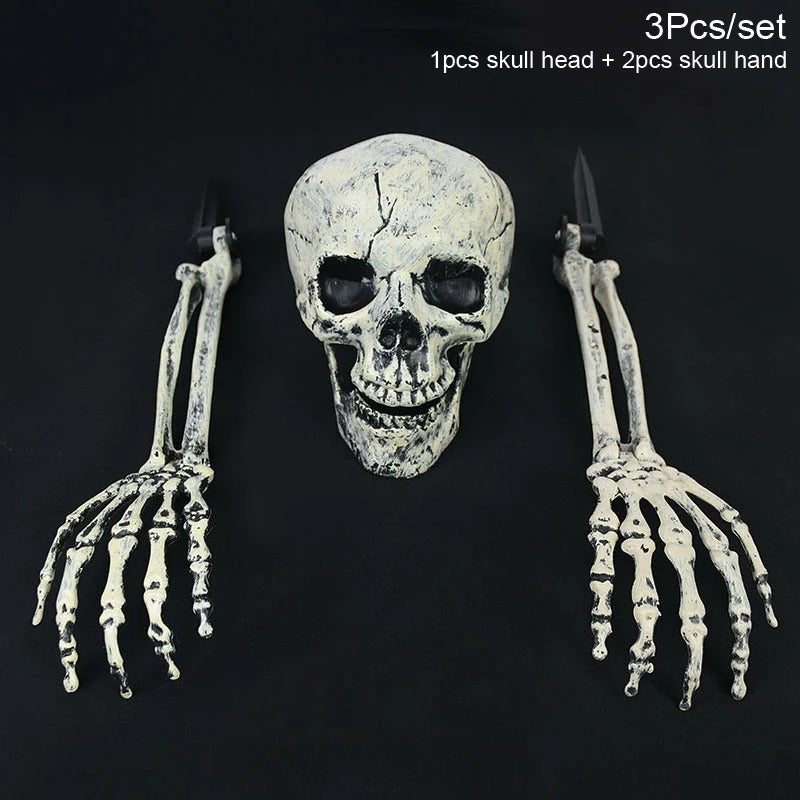 Realistic Skeleton Stakes Halloween Decoration